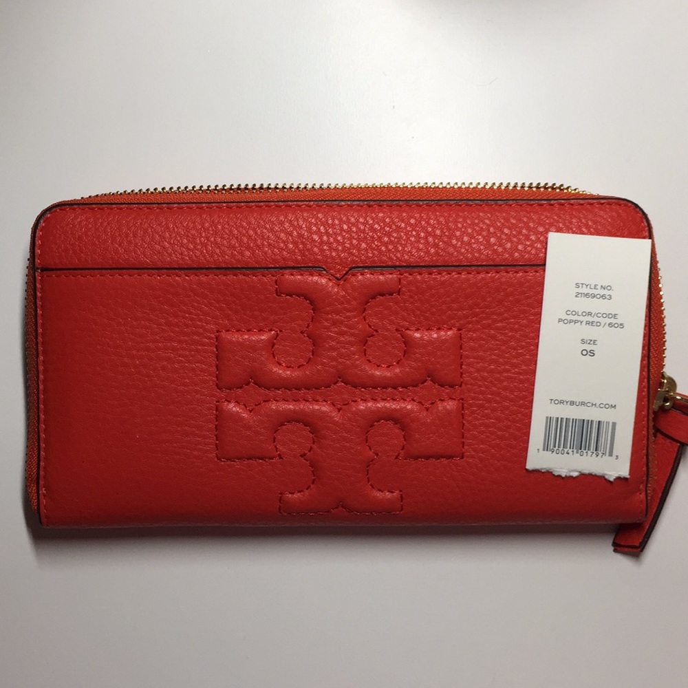 NWT Tory Burch Wallet - Orange/Red Color